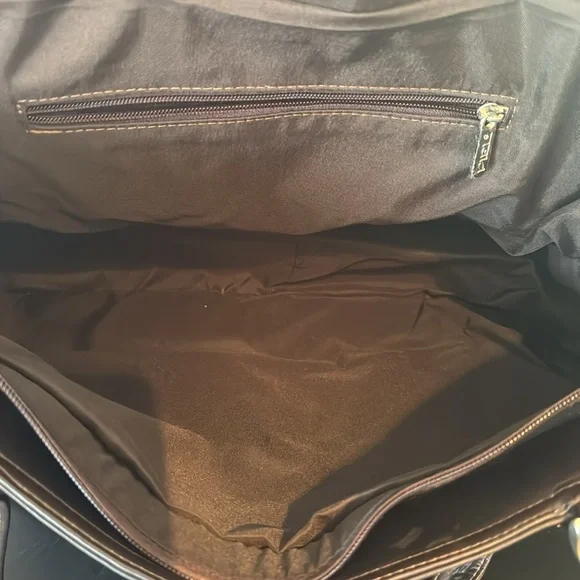 Elegant Brown PieleLeather Men's Bag